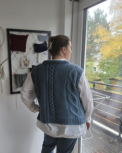 Cable Slipover Knitting Pattern