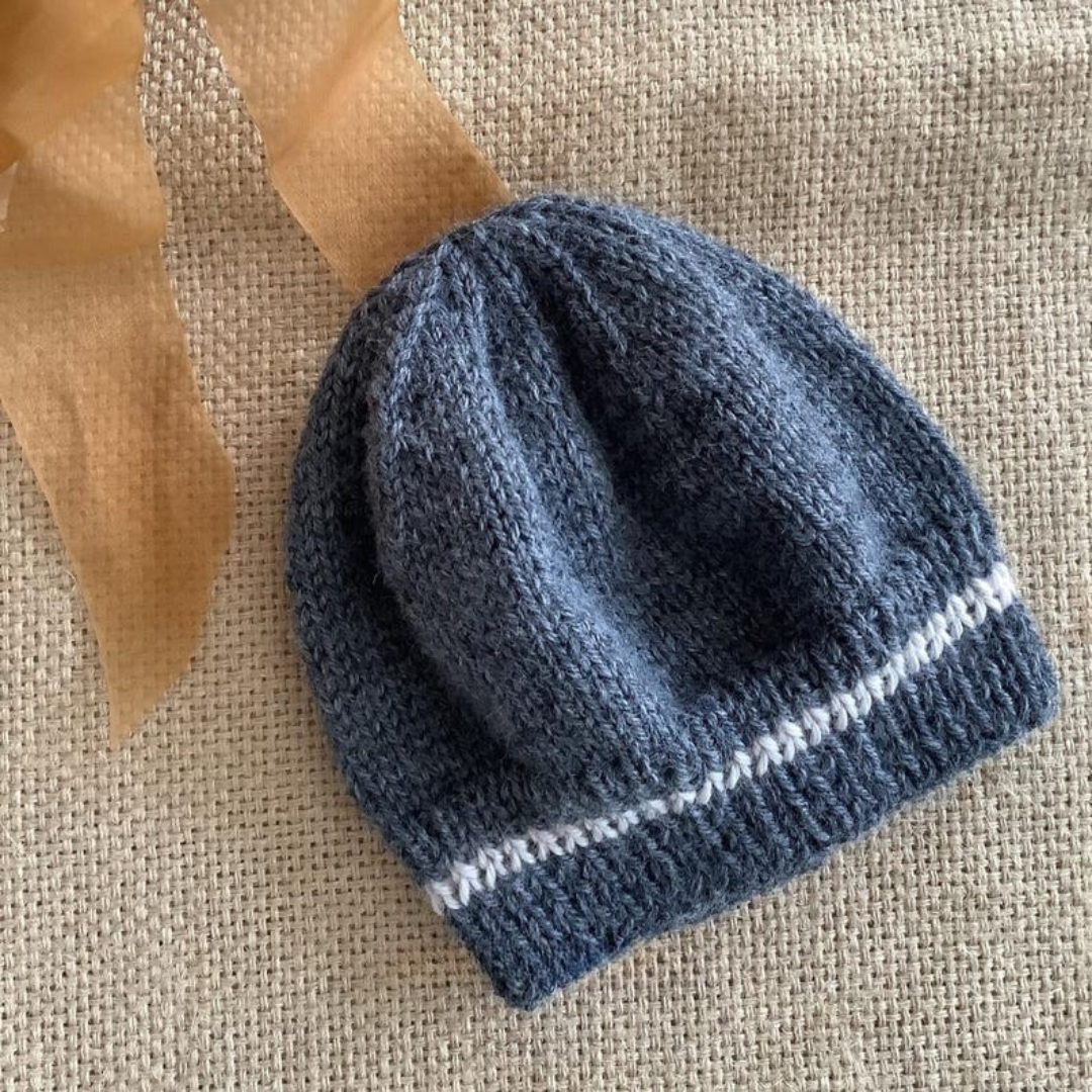Sweet Beanie Knitting Pattern