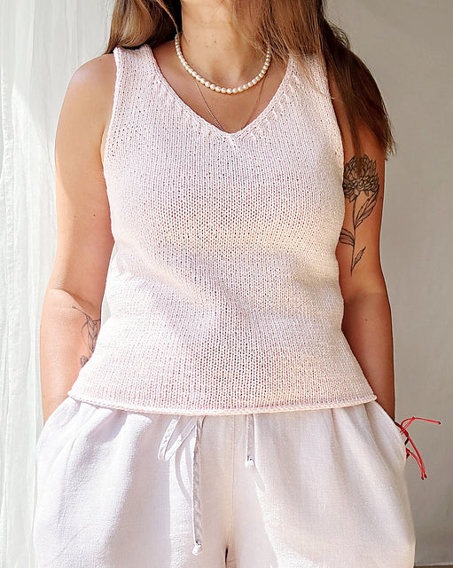 Minimal Tank Top Knitting Pattern