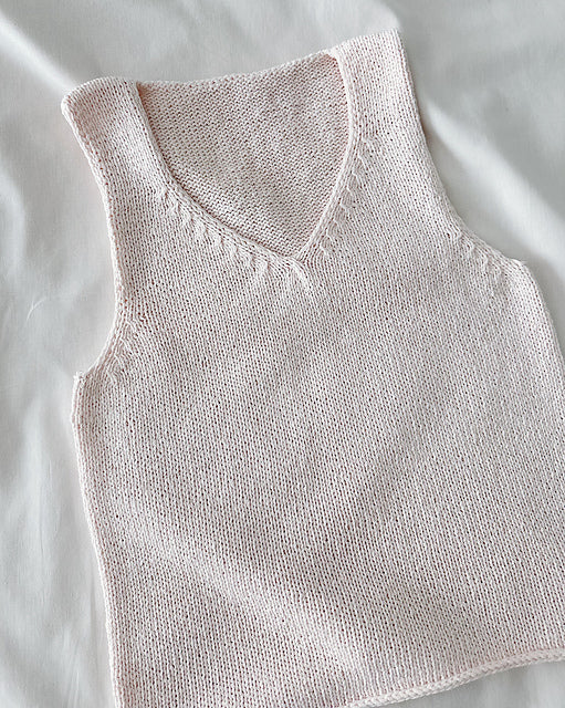 Minimal Tank Top Knitting Pattern