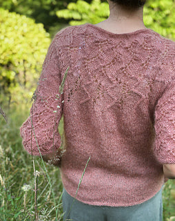Top-Down Lace Tee Knitting Pattern