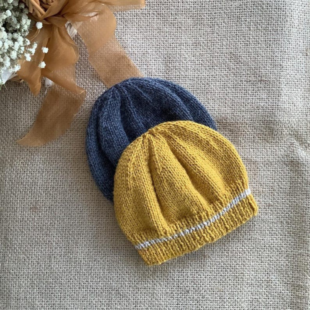 Sweet Beanie Knitting Pattern