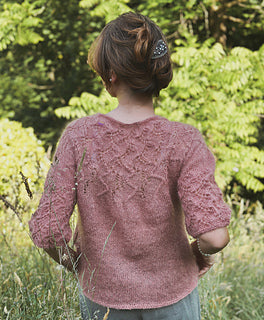 Top-Down Lace Tee Knitting Pattern