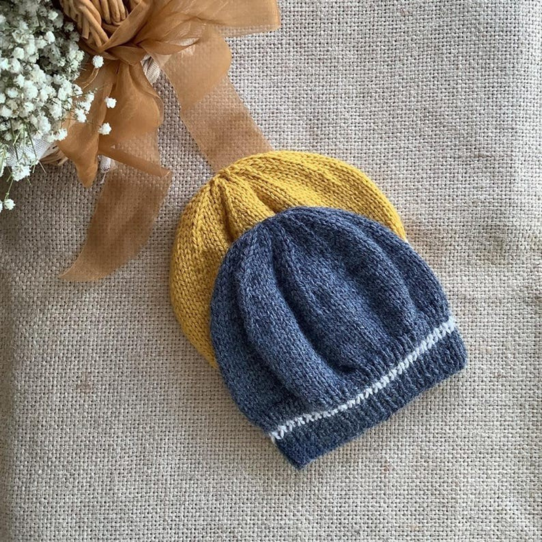 Sweet Beanie Knitting Pattern