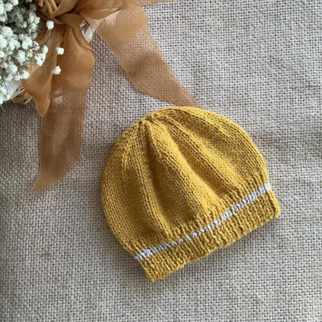 Sweet Beanie Knitting Pattern