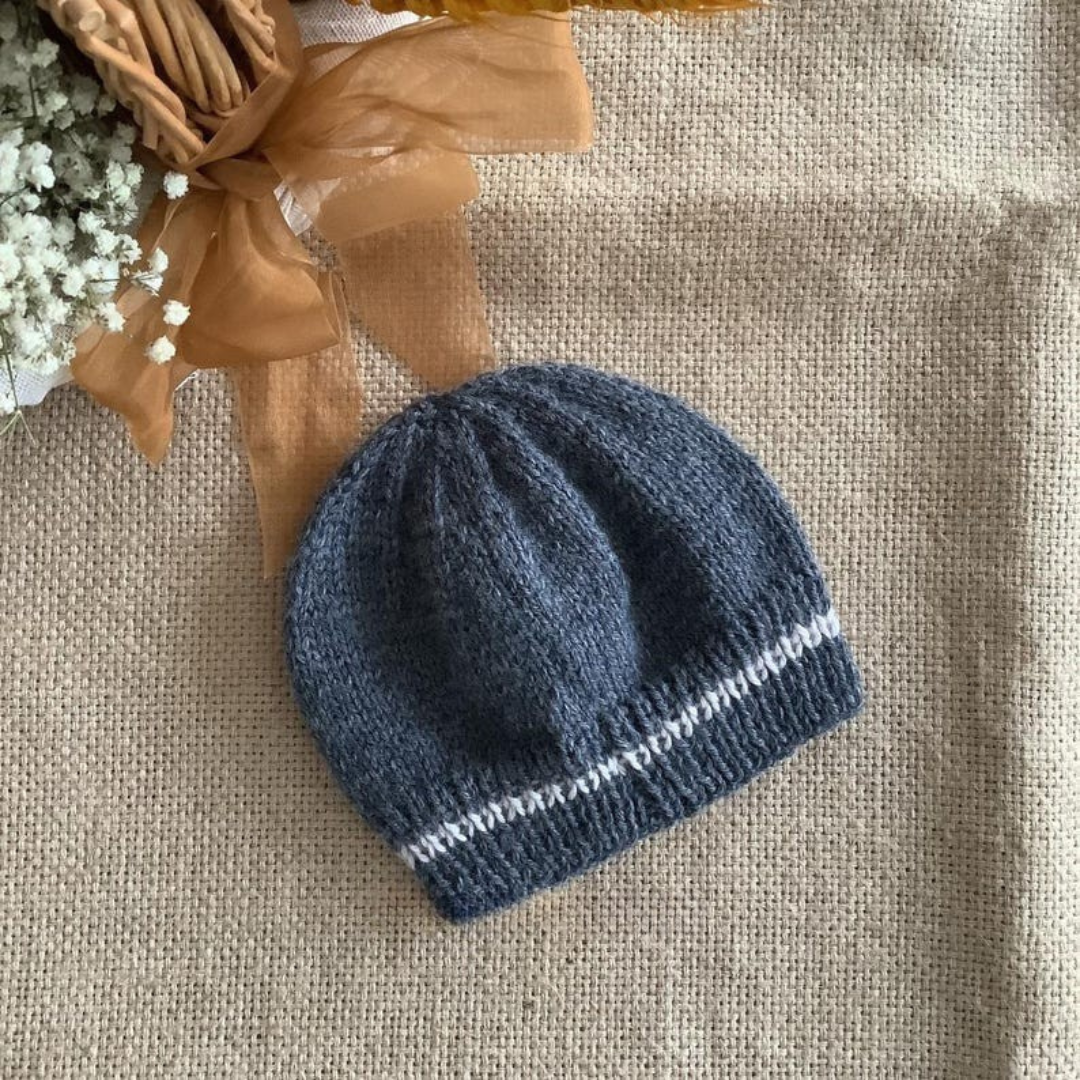Sweet Beanie Knitting Pattern