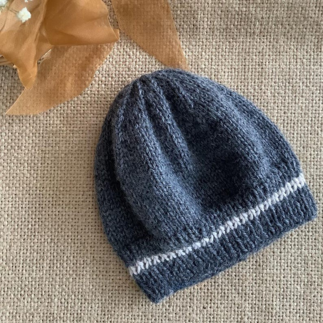 Sweet Beanie Knitting Pattern