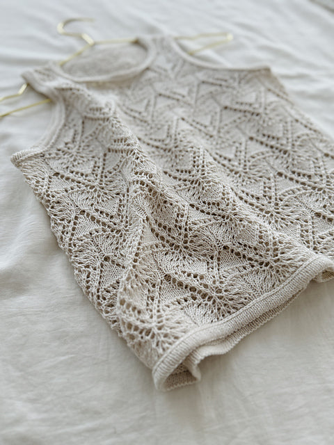 Lace Tank Top Knitting Pattern