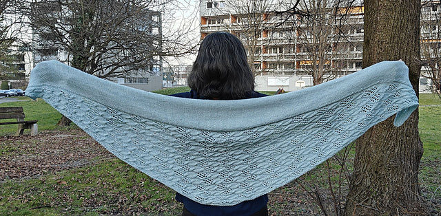 Leaf Lace Shawl Knitting Pattern