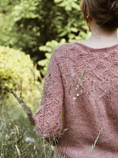 Top-Down Lace Tee Knitting Pattern