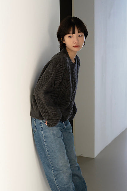 Leaf Sweater Knitting Pattern