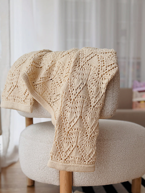 Drop Shoulders Sweater Knitting Pattern