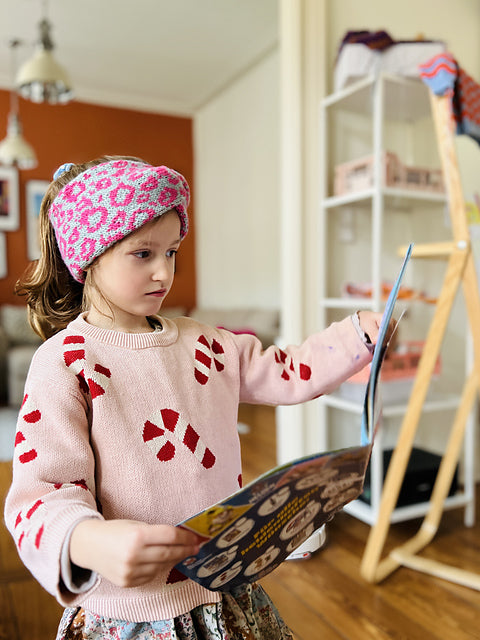 Animal Print Headband Knitting Pattern