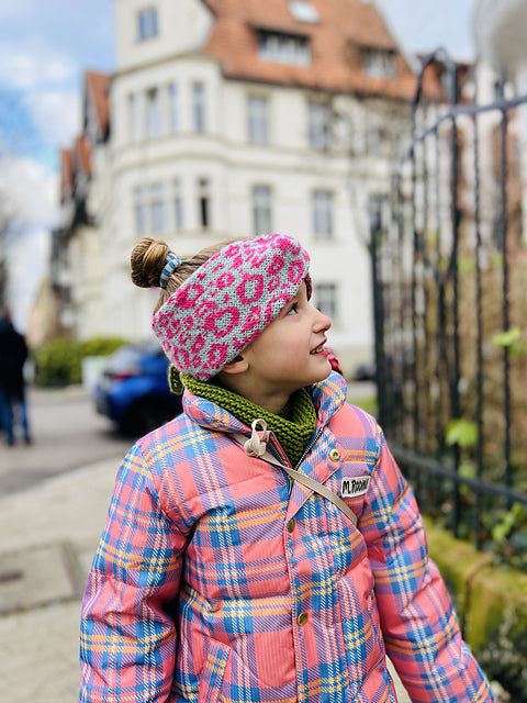 Animal Print Headband Knitting Pattern