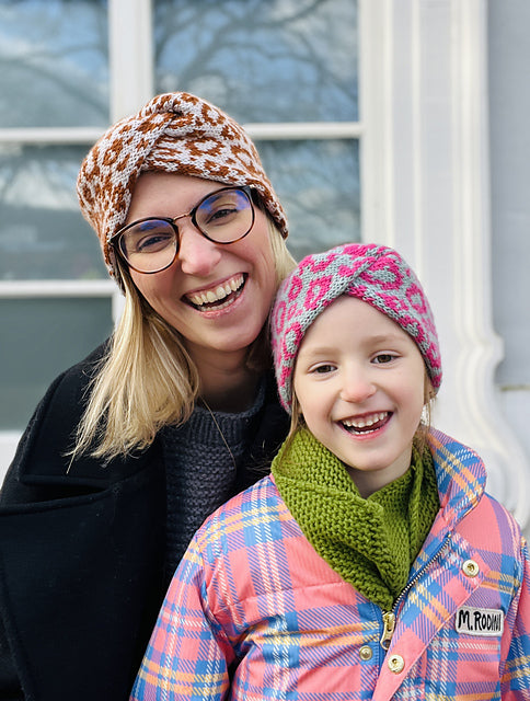 Animal Print Headband Knitting Pattern