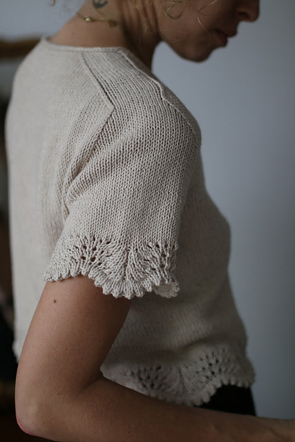 Button Blouse Knitting Pattern