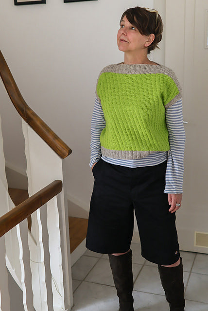 Minimal Boxy Pullover Knitting Pattern