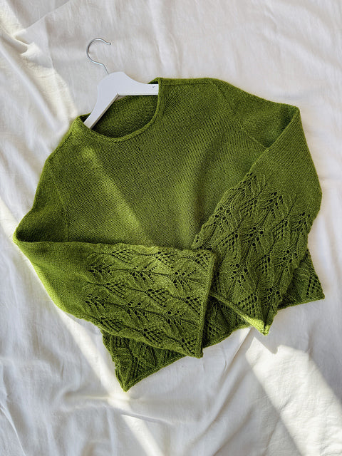 Classic Lace Sweater Knitting Pattern