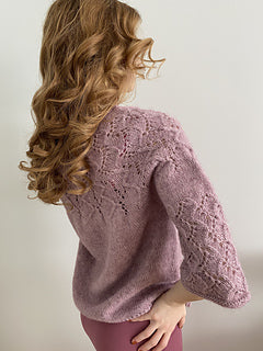 Top-Down Lace Tee Knitting Pattern