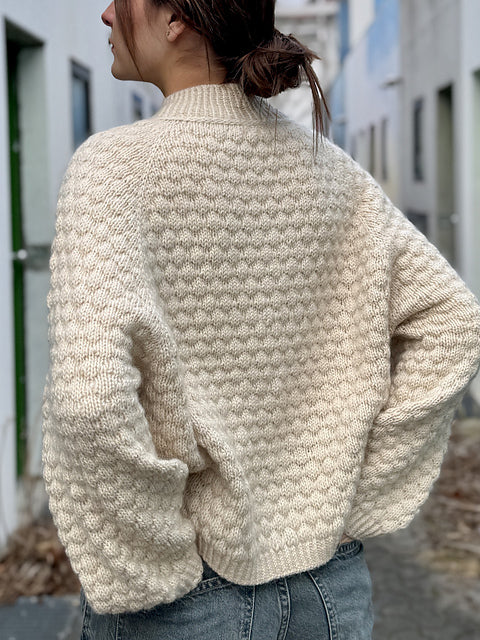 Classic Bomber Cardigan Knitting Pattern