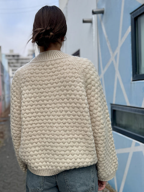 Classic Bomber Cardigan Knitting Pattern