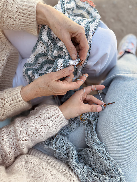 Wave Lace Tee Knitting Pattern