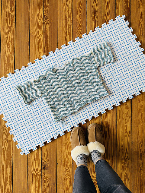 Wave Lace Tee Knitting Pattern