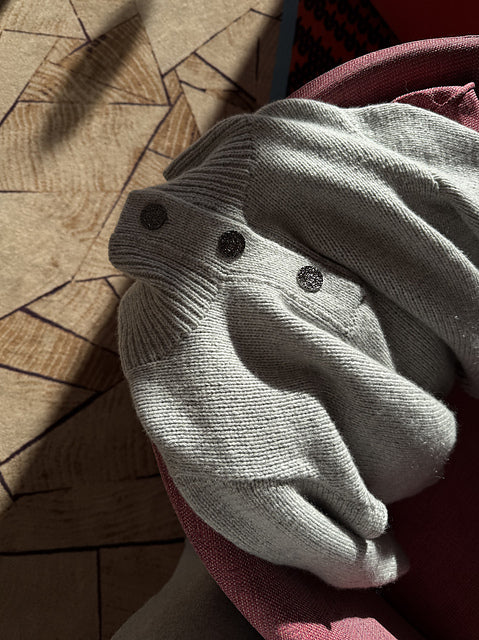 Button Neck Sweater Knitting Pattern