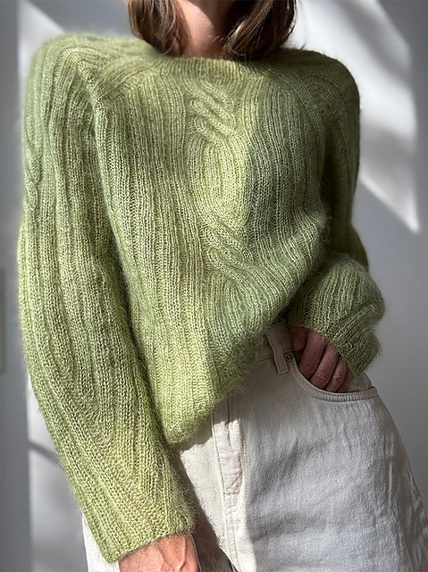 Twist Light Sweater Knitting Pattern