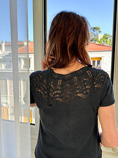 Silk Lace Tee Knitting Pattern