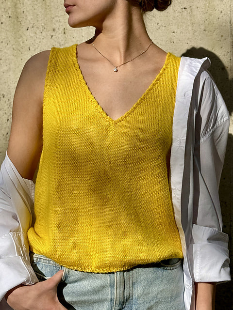 Easy Lace Knit Top Knitting Pattern