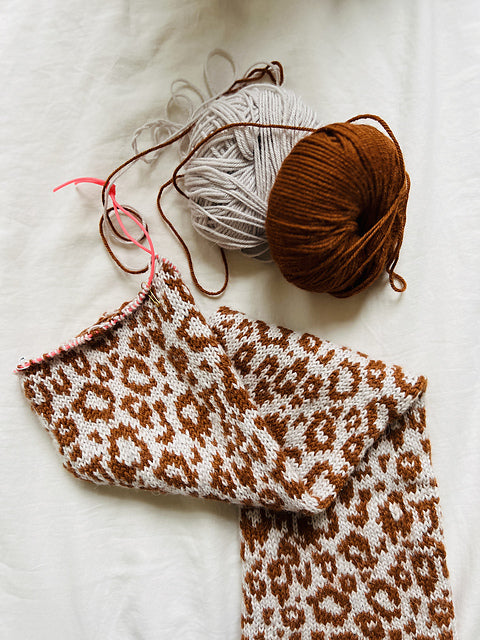 Animal Print Headband Knitting Pattern