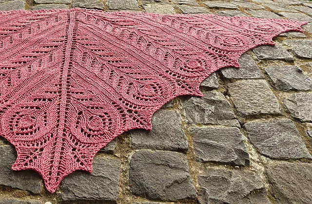 Lace Shawl Knitting Pattern