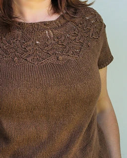 Silk Lace Tee Knitting Pattern