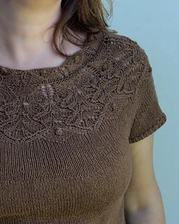 Silk Lace Tee Knitting Pattern