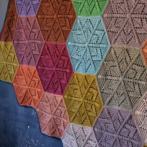 Starflower Blanket Knitting Pattern