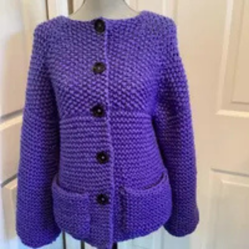 Chunky Cardigan Knitting Pattern