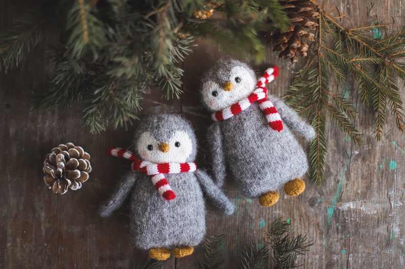 Winter Penguin Knitting Pattern