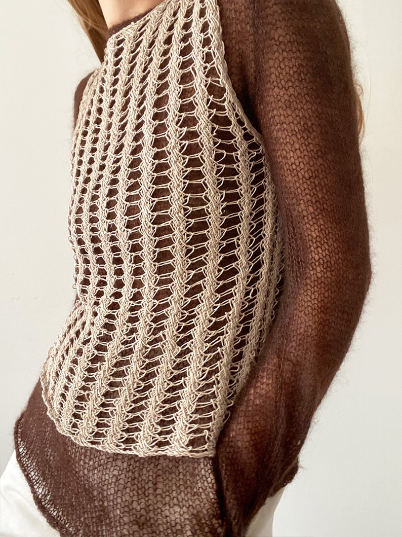 Scribble Top Knitting Pattern