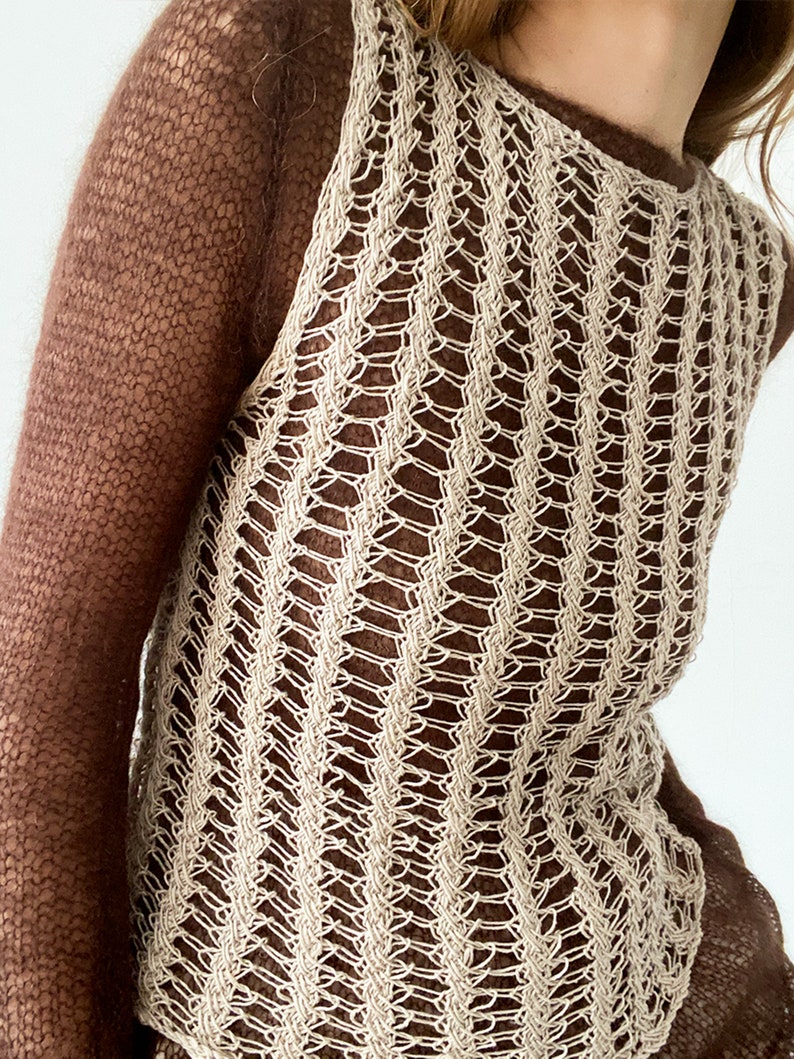 Scribble Top Knitting Pattern