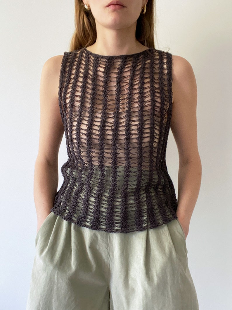 Scribble Top Knitting Pattern