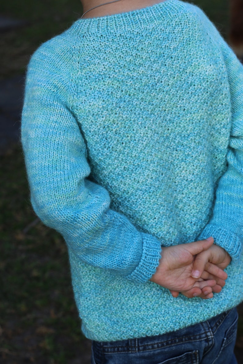 Kids Sweater Knitting Pattern