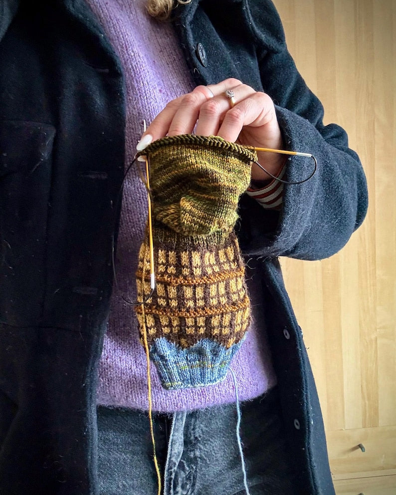 House Socks Set Knitting Pattern