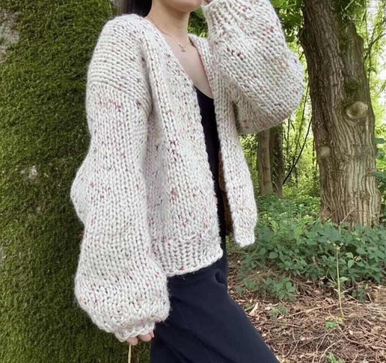 Cloudy Cardigan Knitting Pattern