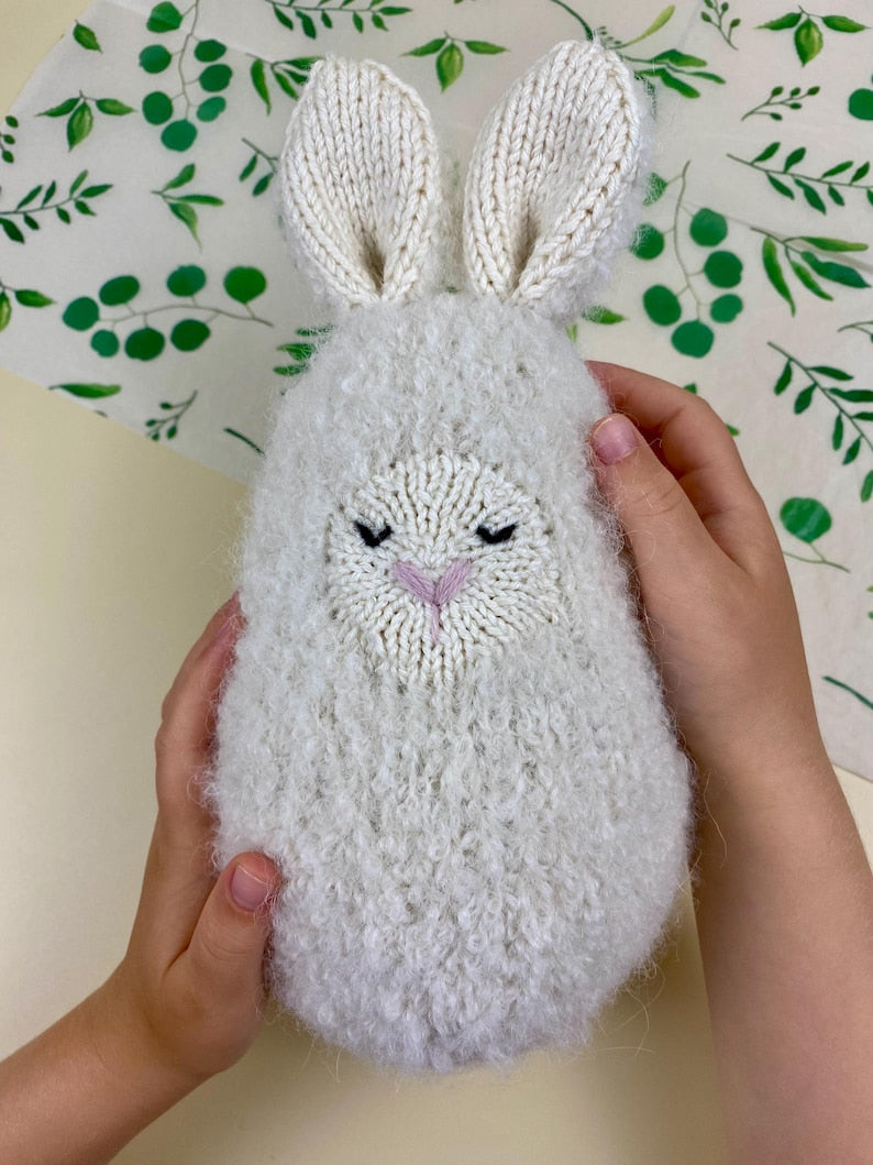 2-in-1 Bunny & Lamb Knitting Pattern