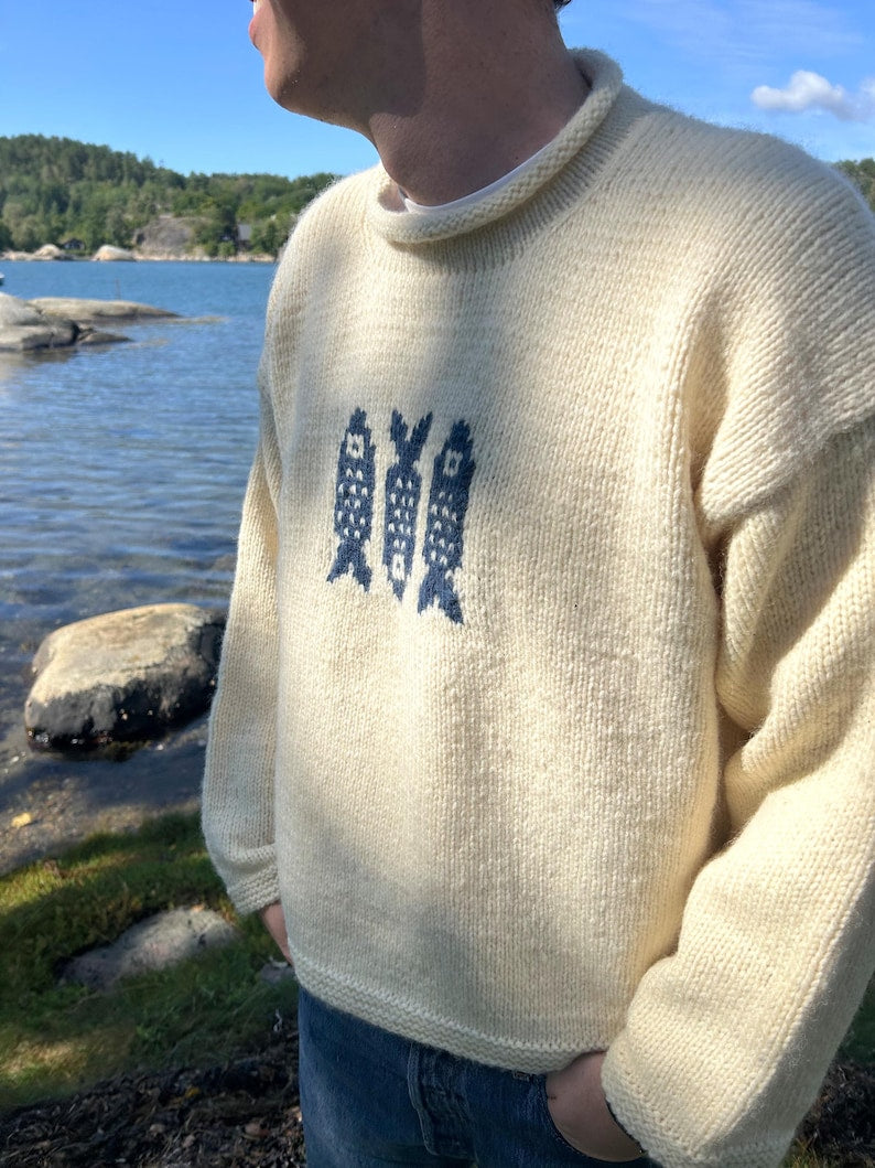 Nautical Sweater Knitting Pattern