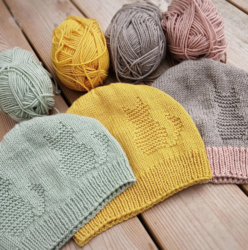 Cat Beanie Knitting Pattern