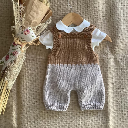 Dandelions Overalls Knitting Pattern