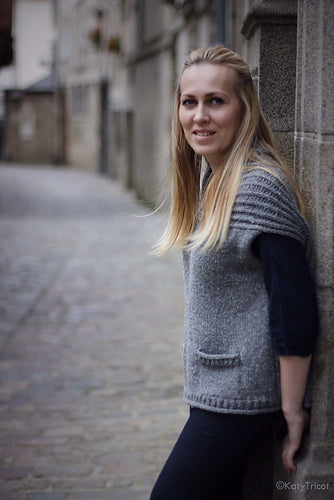 vest knitting pattern project photo 3