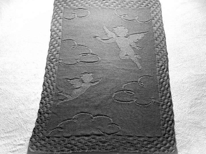Baby Angel Blanket Knitting Pattern